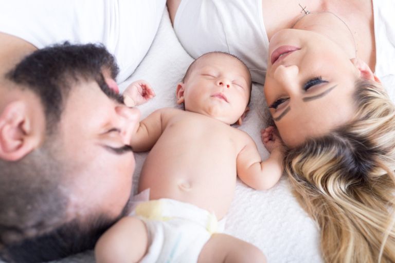 Familie mit Kleinkind